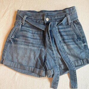 KanCan Blue Jean Short with Tie - Sz 25